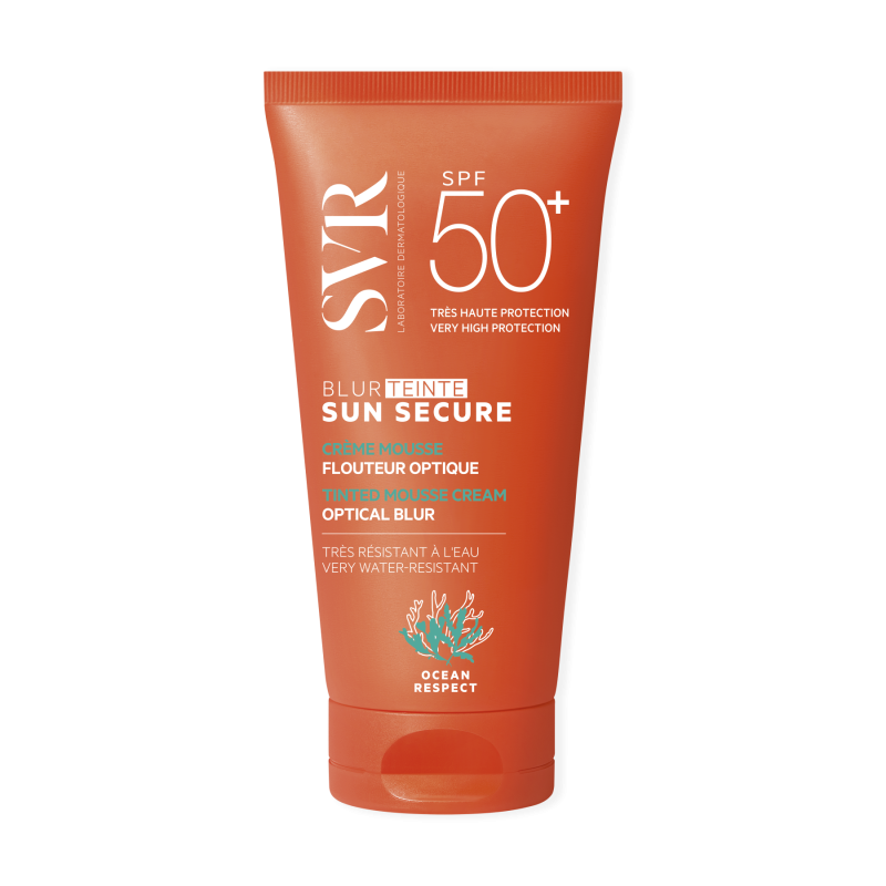 SVR Sun Secure Blur Teinté SPF50+ 50ml | Com Cor e Efeito Alisador