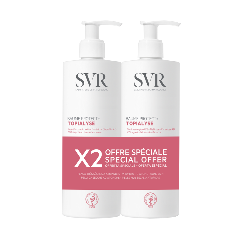 SVR Topialyse Baume Protect+ 400ml X2