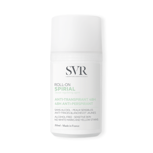 SVR Spirial Roll-On 50ml | Anti-Transpirante 48h | Pharmacaring