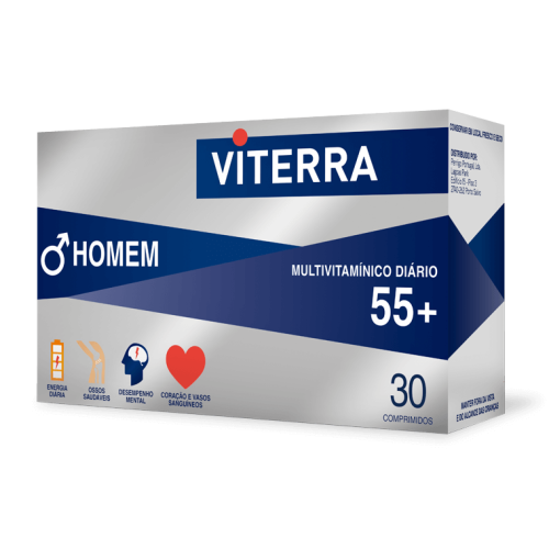 Viterra Homem 55+ 30 Comprimidos | Energia e Vitalidade | PharmaCaring