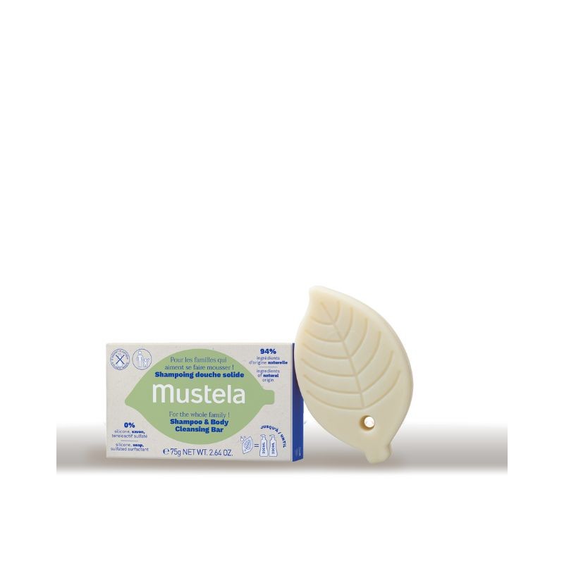 Mustela Sabonete Sólido Bio 75g | Corpo e Cabelo | Pharmacaring