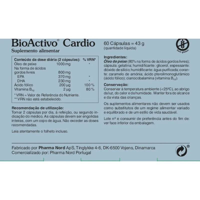 Bioactivo Cardio X60 – Saúde Cardiovascular
