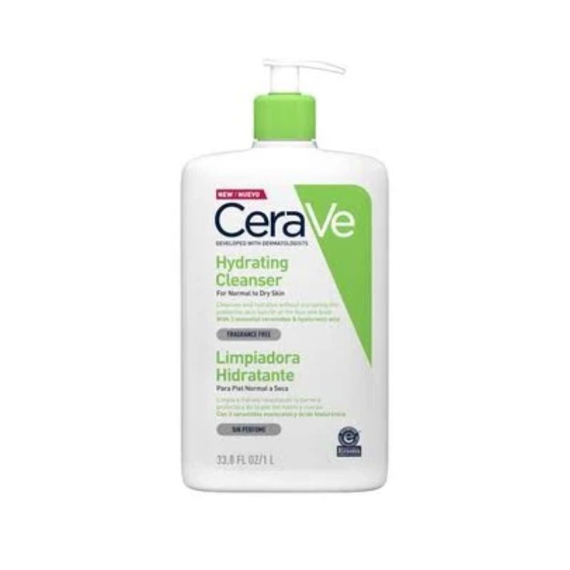 CeraVe Creme de Limpeza Hidratante 1 L | Pele Seca