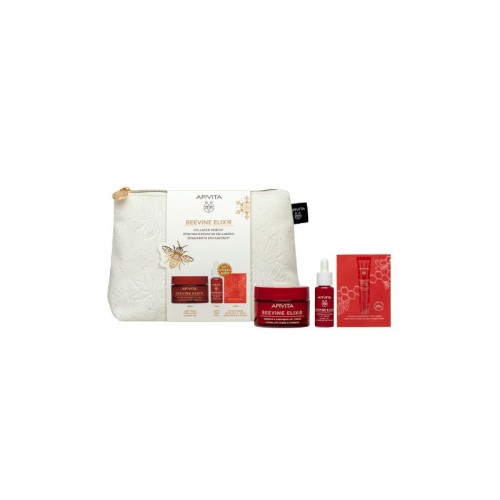 Apivita Beevine Elixir Coffret | Creme Ligeiro + Sérum + Olhos e Lábios