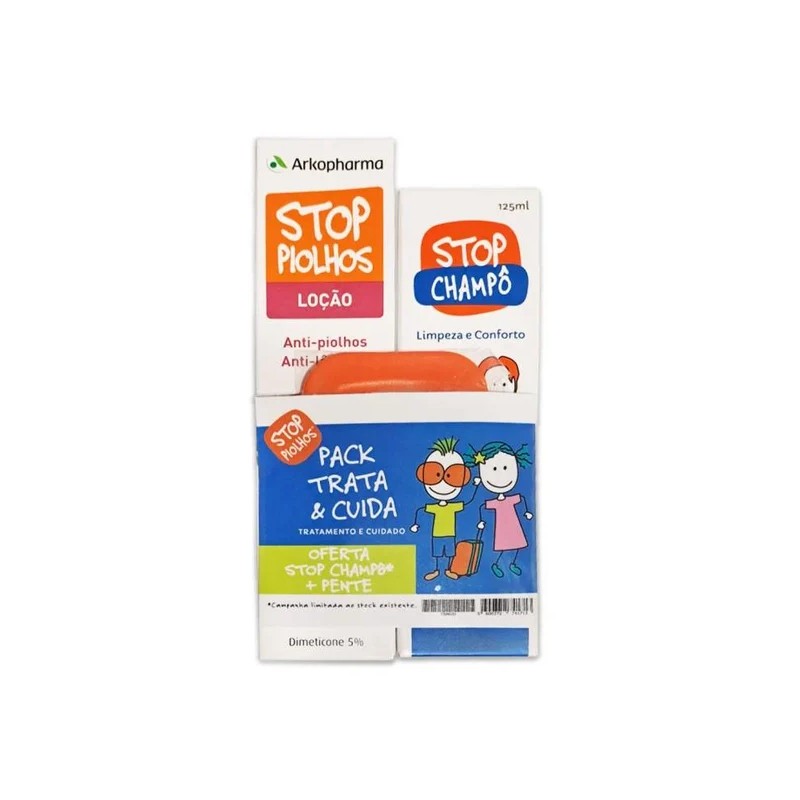 Stop Piolhos Pack Trata&Cuida Loc100+Ch