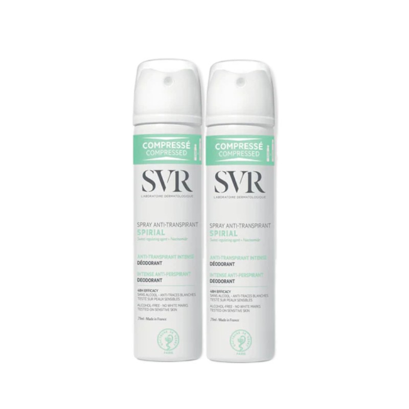 SVR Spirial Deo Spray 75ml X2