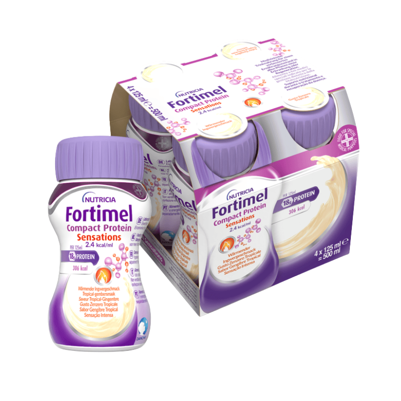 Fortimel Compact Protein Geng Trop125Ml X4
